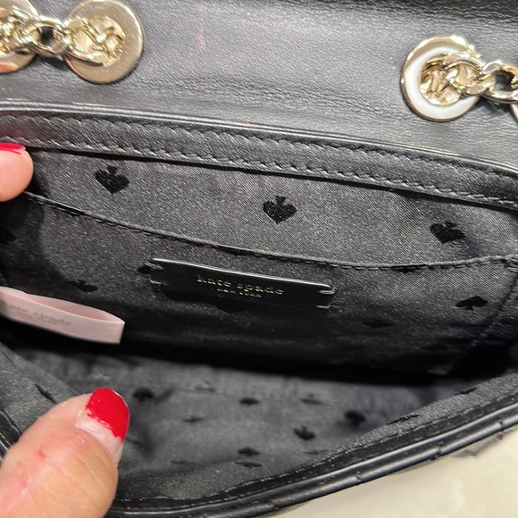 Kate spade black leather shoulder bag - Picture 4 of 5